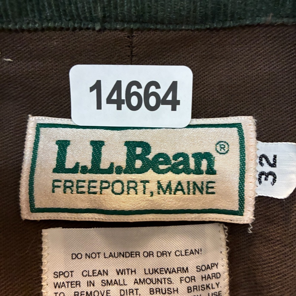 Vintage LL Bean Duck Hunter Jacket Men's Size 32 Camo Slant Pocket Gorpcore - Picture 9 of 9
